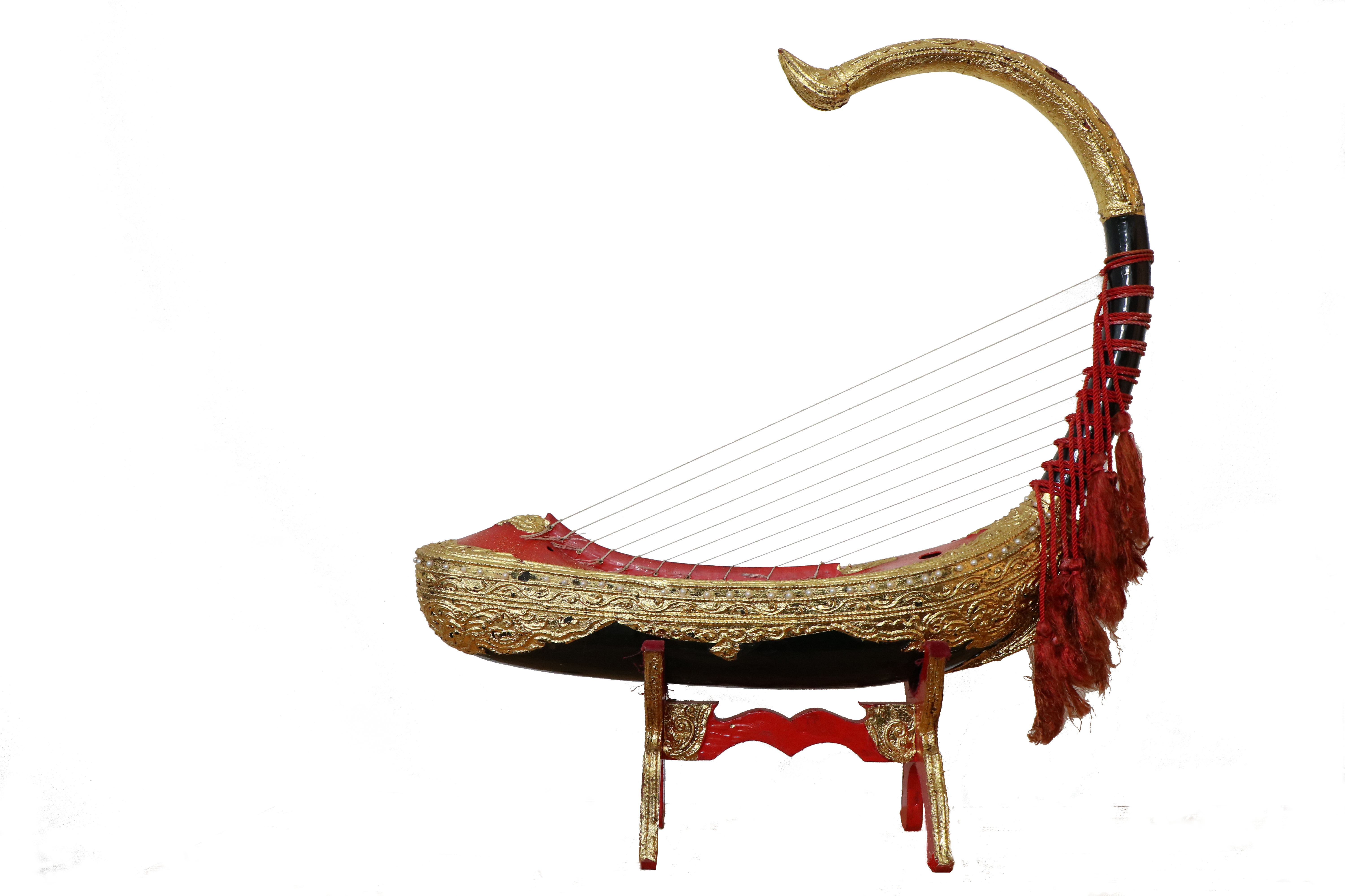 Harpe arquée – Birmanie